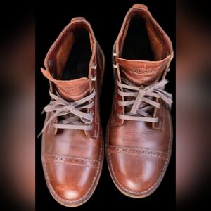 Danner Jack II Brogue Boots - Dare Coffee Brown Leather - Size 9